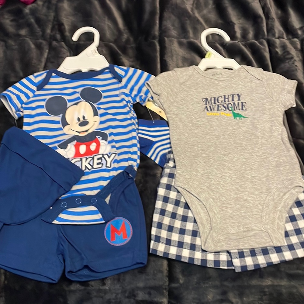 NWT Infant Short Outfits